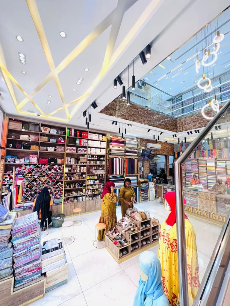 Intérieur de la boutique Soumaya